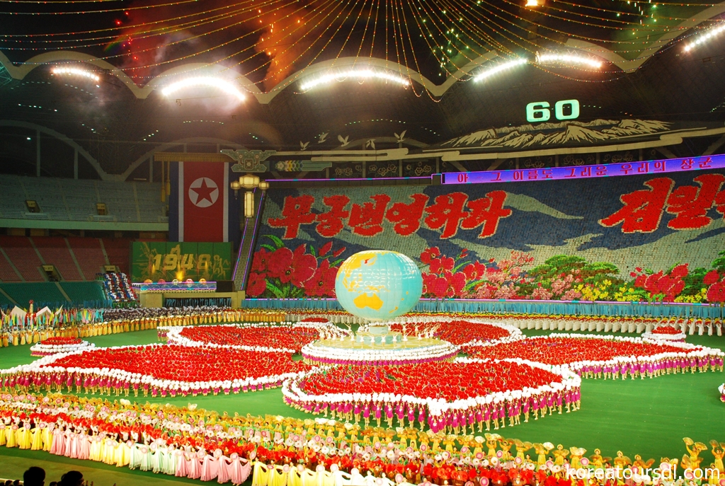 マスゲームが5年ぶりに復活 9月9日の朝鮮建国70周年を記念するイベント